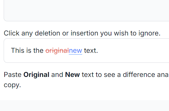Instant Redline / Text Comparison